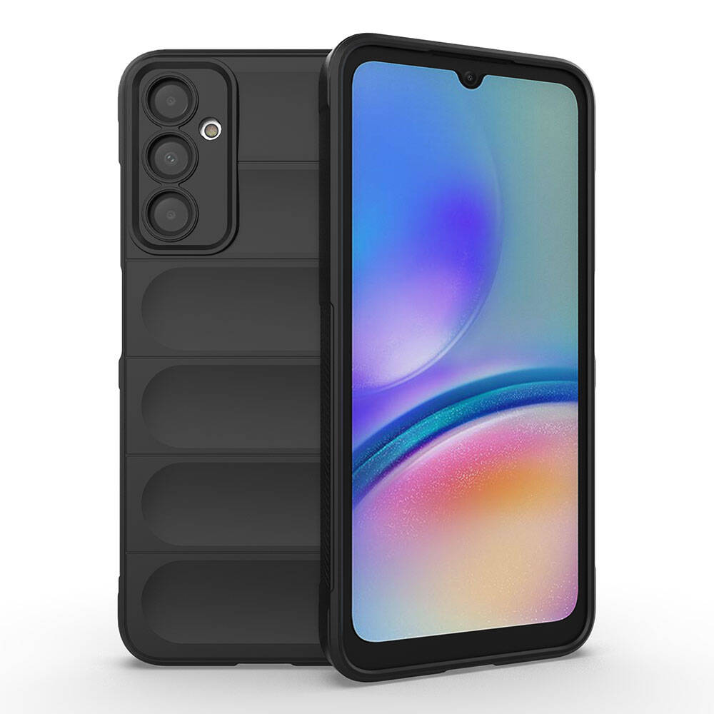 Galaxy%20Uyumlu%20A05S%20Kılıf%20Esnek%20TPU%20Oyuklu%20Arka%20Yüzey%20Tasarımlı%20Zore%20Etnik%20Silikon%20Kapak-Siyah