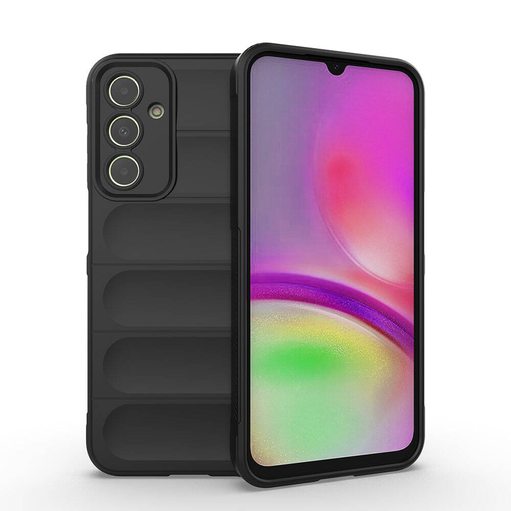 Galaxy%20Uyumlu%20A25%20Kılıf%20Esnek%20TPU%20Oyuklu%20Arka%20Yüzey%20Tasarımlı%20Zore%20Etnik%20Silikon%20Kapak-Siyah