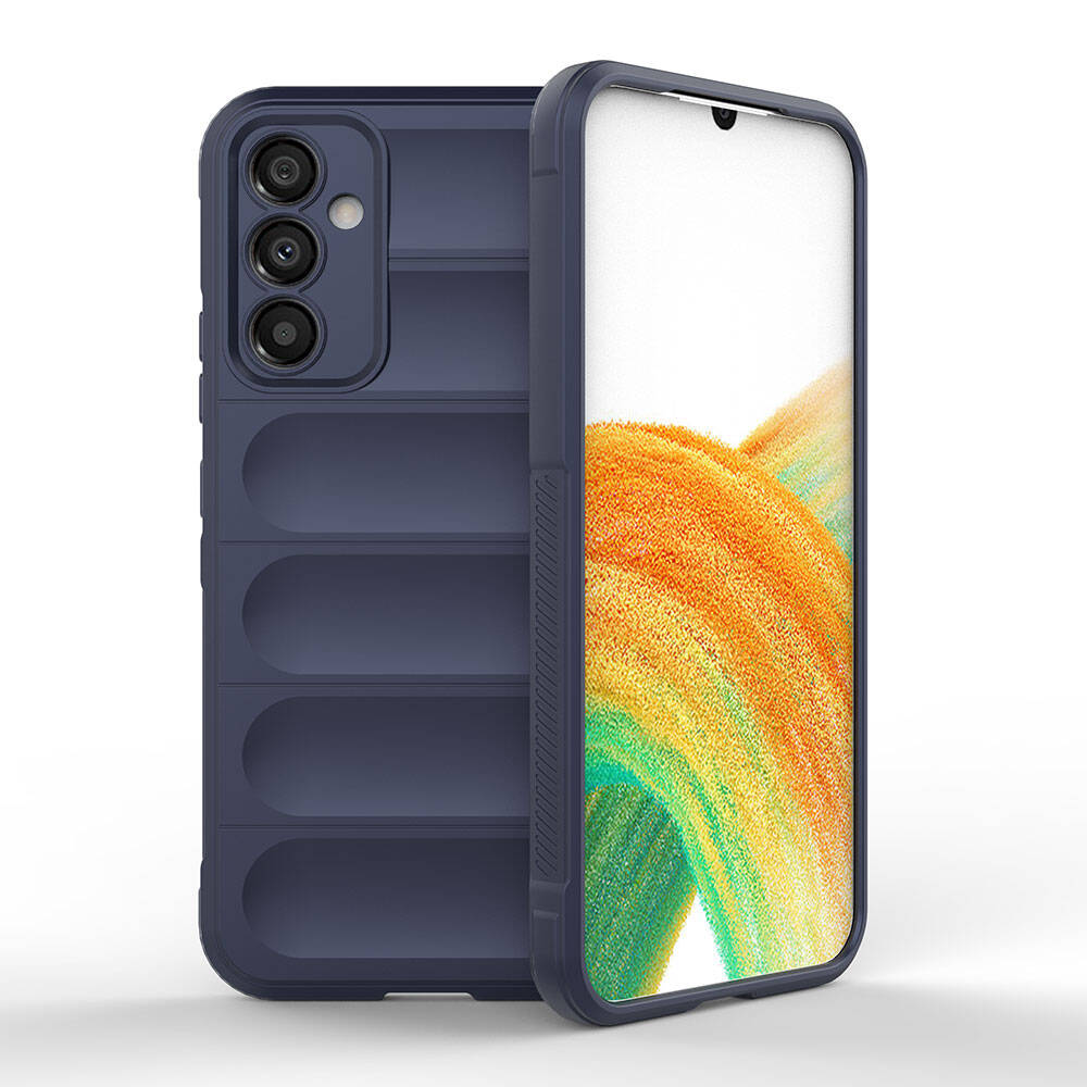 Galaxy%20Uyumlu%20A34%20Kılıf%20Esnek%20TPU%20Oyuklu%20Arka%20Yüzey%20Tasarımlı%20Zore%20Etnik%20Silikon%20Kapak-Lacivert