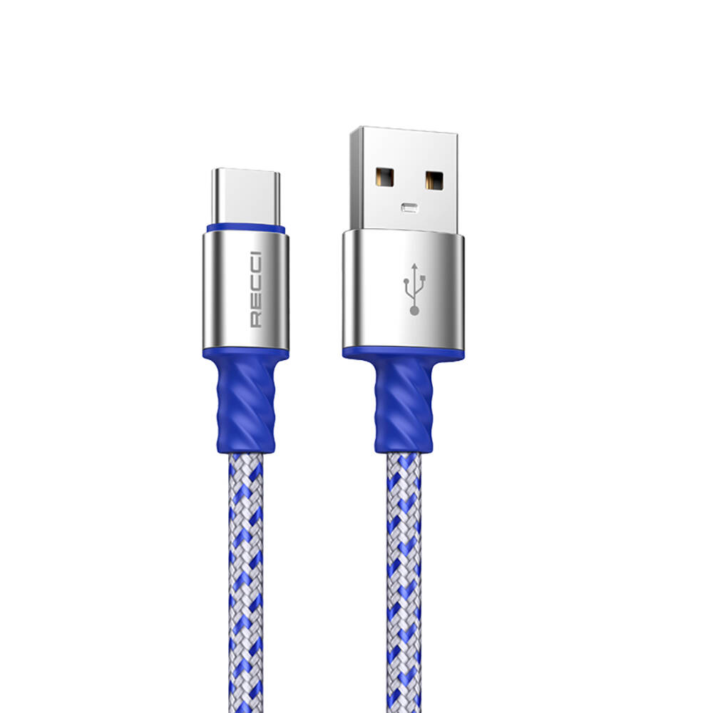 Recci%20RTC-N32C%20Instant%20Serisi%20USB-A%20to%20Type-C%203A%20Hızlı%20Şarj%20Özellikli%20Şarj%20ve%20Data%20Kablosu%201M