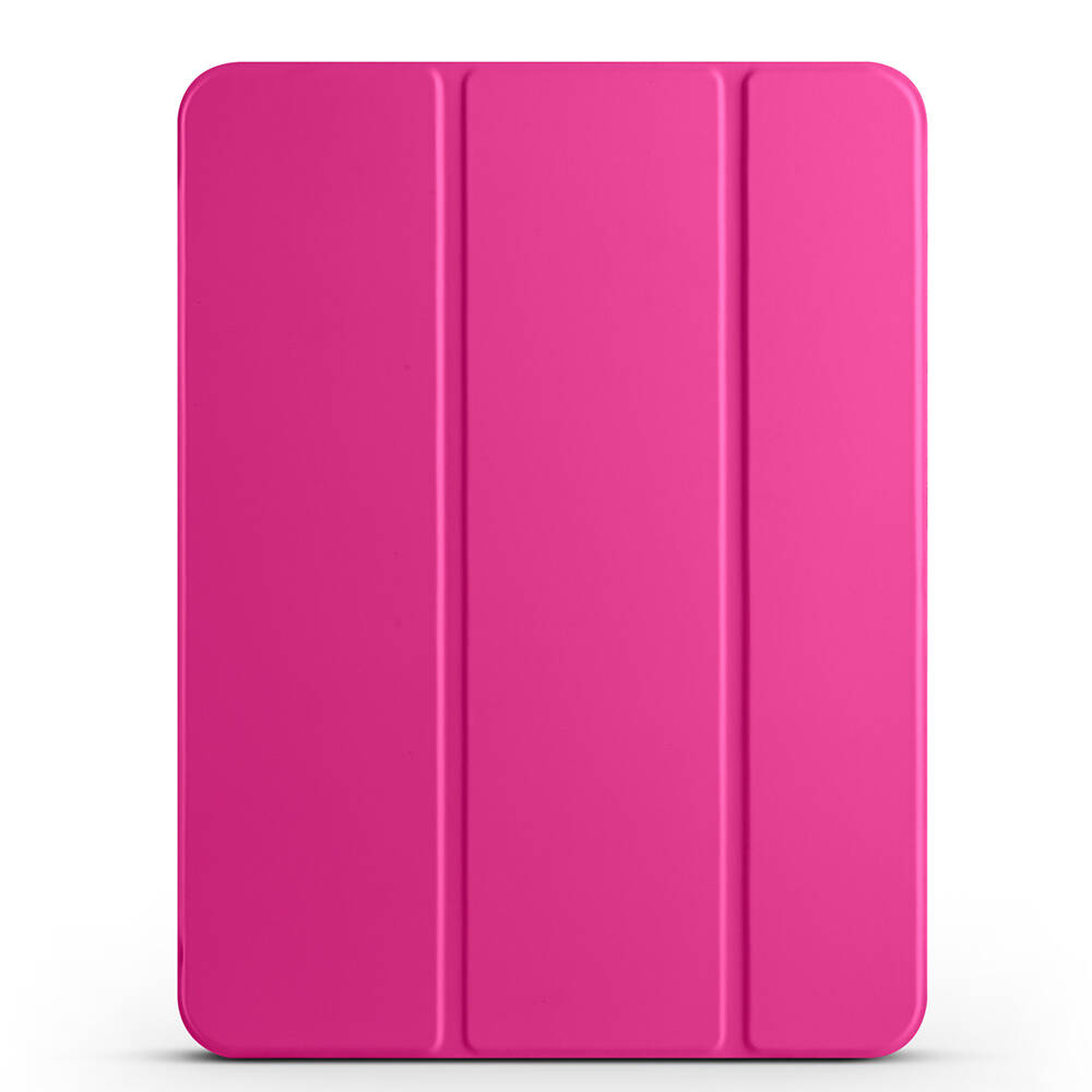 iPad%20Uyumlu%20Pro%2011%202024%20Zore%20Smart%20Cover%20Kalem%20Bölmeli%20Standlı%201-1%20Kılıf-Pembe%20koyu