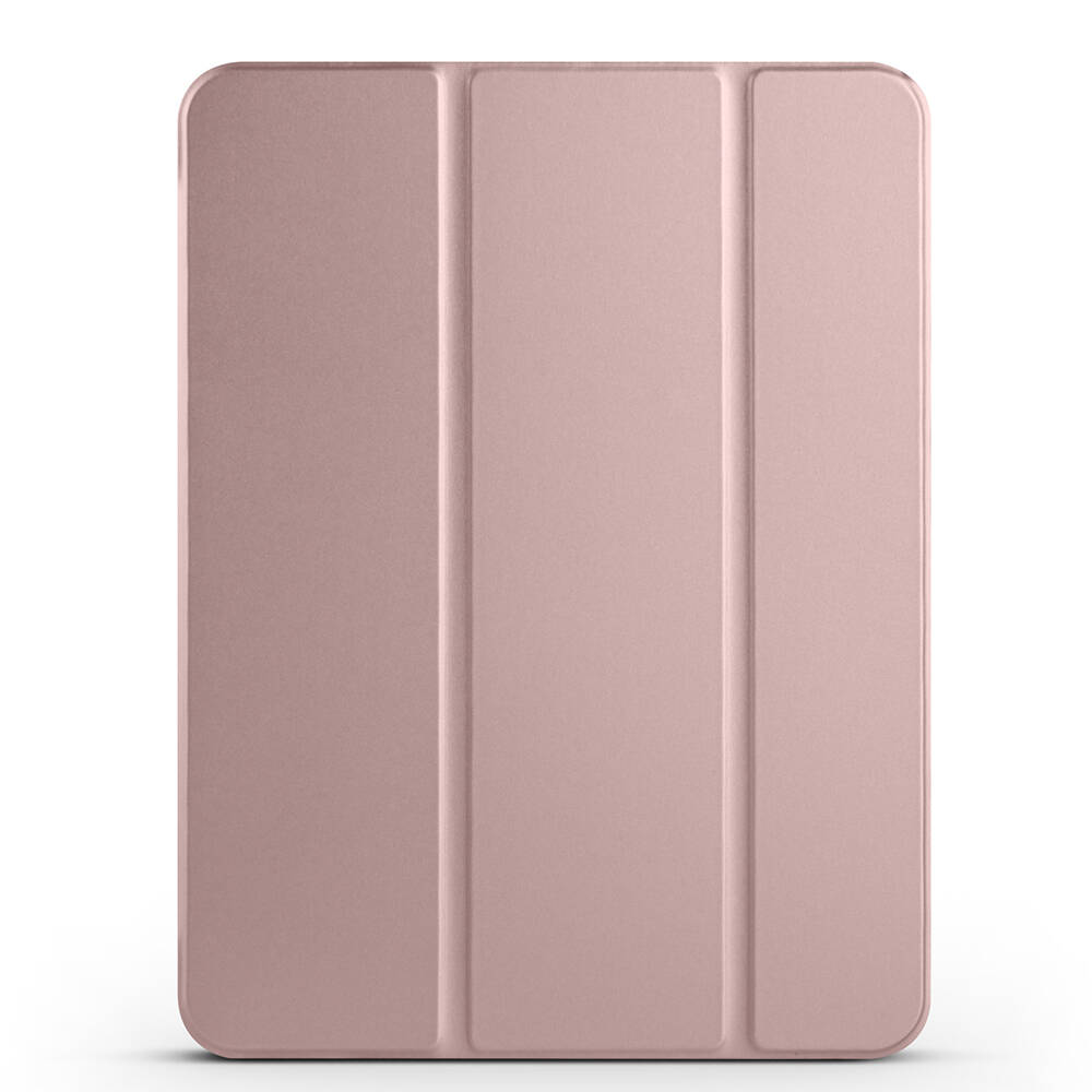 iPad%20Uyumlu%20Pro%2011%202024%20Zore%20Smart%20Cover%20Kalem%20Bölmeli%20Standlı%201-1%20Kılıf-Rose%20gold