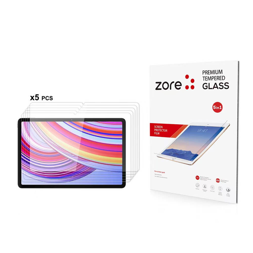 Xiaomi%20Uyumlu%20%20Redmi%20Pad%20Pro%20Zore%205in1%20Tablet%20Temperli%20Cam%20Ekran%20Koruyucu