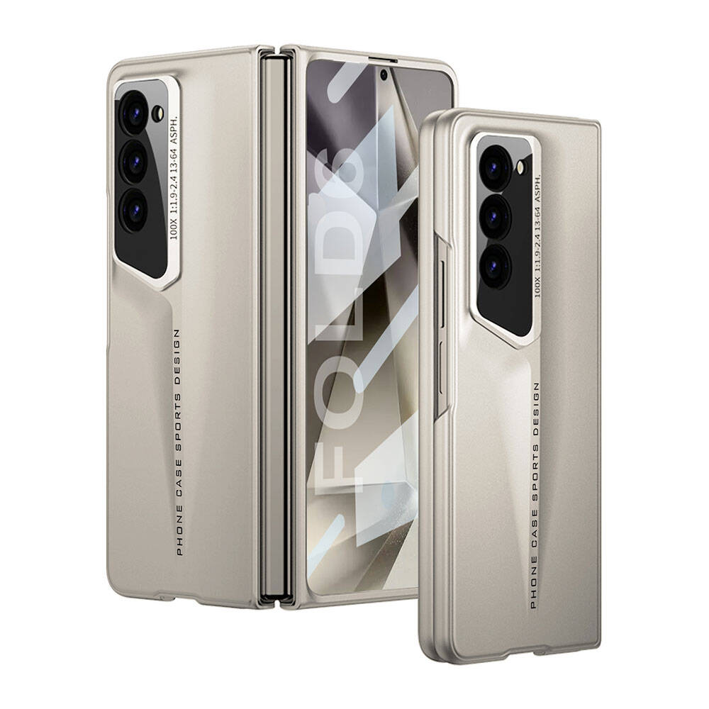 Galaxy%20Uyumlu%20Z%20Fold%206%20Kılıf%20Ultra%20İnce%20Kamera%20Korumalı%20Sert%20Rubber%20Zore%20Procase%20Kapak-Titanyum-gri