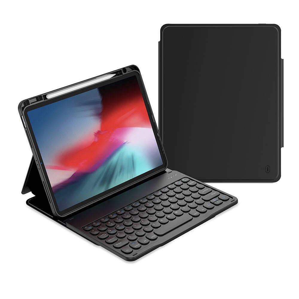 iPad%20Uyumlu%20Air%2010.9%202020%20(4.Nesil)%20Wiwu%20Protective%20Gizli%20Kalem%20Bölmeli%20Klavyeli%20Kılıf