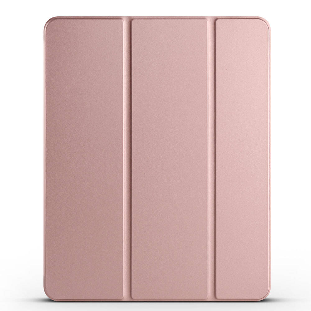 iPad%20Uyumlu%20Air%2011%202024%20Zore%20Smart%20Cover%20Kalem%20Bölmeli%20Standlı%201-1%20Kılıf-Rose%20gold