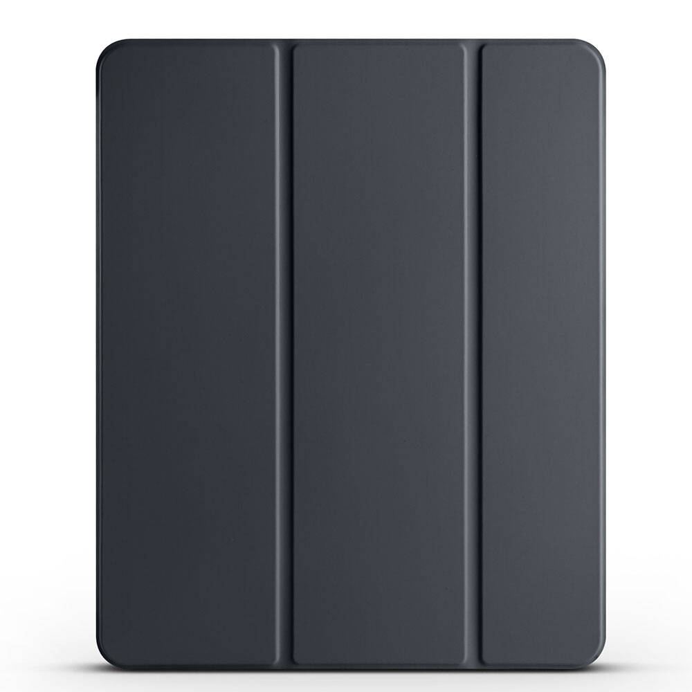 iPad%20Uyumlu%20Air%2011%202024%20Zore%20Smart%20Cover%20Kalem%20Bölmeli%20Standlı%201-1%20Kılıf-Siyah