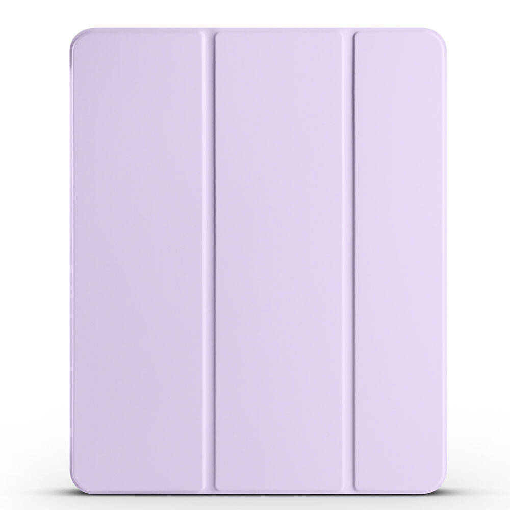 iPad%20Uyumlu%20Air%2010.9%202022%20(5.Nesil)%20Zore%20Smart%20Cover%20Kalem%20Bölmeli%20Standlı%201-1%20Kılıf-Lila