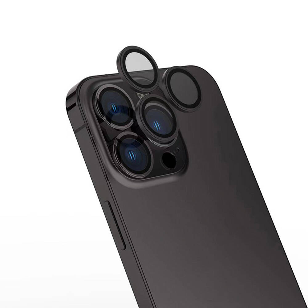 iPhone%20Uyumlu%2016%20Pro%20Zore%20CL-15%20Parmak%20İzi%20Bırakmayan%20Anti-Reflective%20Kamera%20Lens%20Koruyucu-Gri