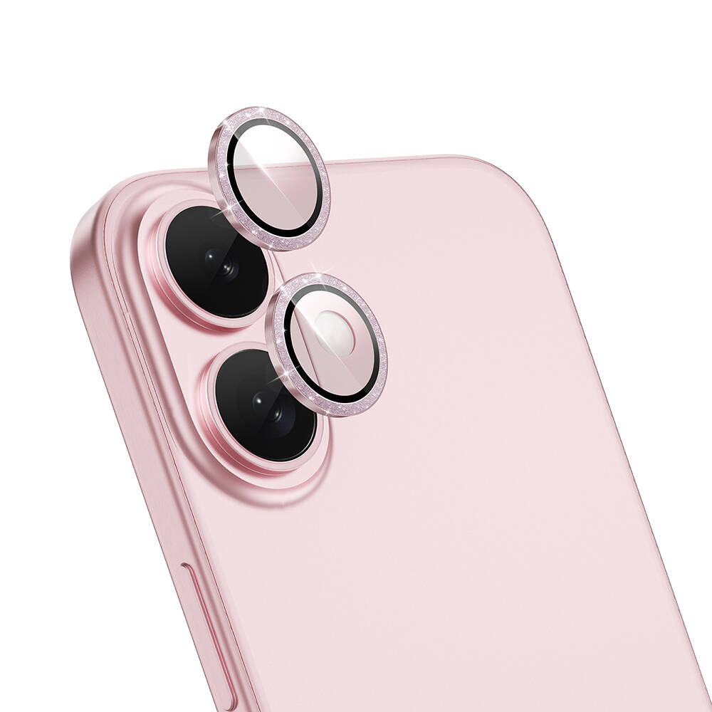 iPhone%20Uyumlu%2016%20Wiwu%20LG-006%20Diamond%20Lens%20Guard%20Kolay%20Uygulama%20Aparatlı%20Kamera%20Lens%20Koruyucu-Pembe