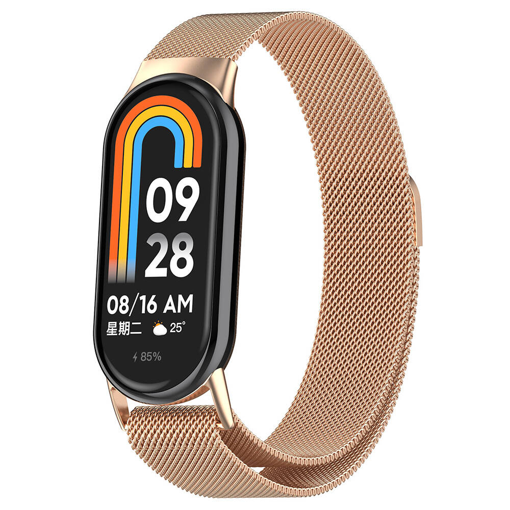 Xiaomi%20Uyumlu%20%20Smart%20Band%208%20Zore%20KRD-01%20Metal%20Kordon