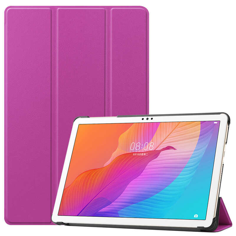 Honor%20Pad%20X8%20Zore%20Smart%20Cover%20Standlı%201-1%20Kılıf-Pembe