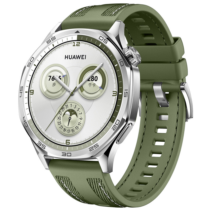 Huawei%20Uyumlu%20Watch%20GT%205%20Zore%20KRD-128%20Silikon%20Kordon-Yeşil