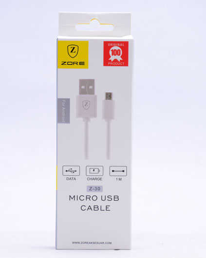 Zore%20Pres%20Micro%20Usb%20Kablo%20Z-30