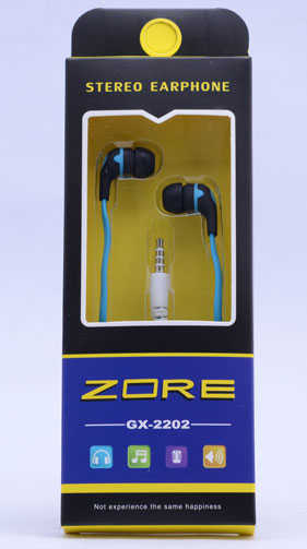 Zore%20GX-2202%20Stereo%20Mp3%20Kulaklık%20Uzun%20Kutulu-Mavi