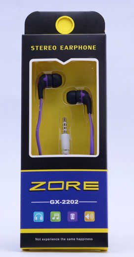 Zore%20GX-2202%20Stereo%20Mp3%20Kulaklık%20Uzun%20Kutulu-Mor