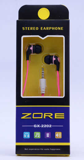 Zore%20GX-2202%20Stereo%20Mp3%20Kulaklık%20Uzun%20Kutulu-Pembe