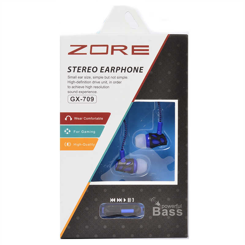 Zore%20GX-709%20Mp3%20Stereo%20Kulaklık-Saks%20mavi