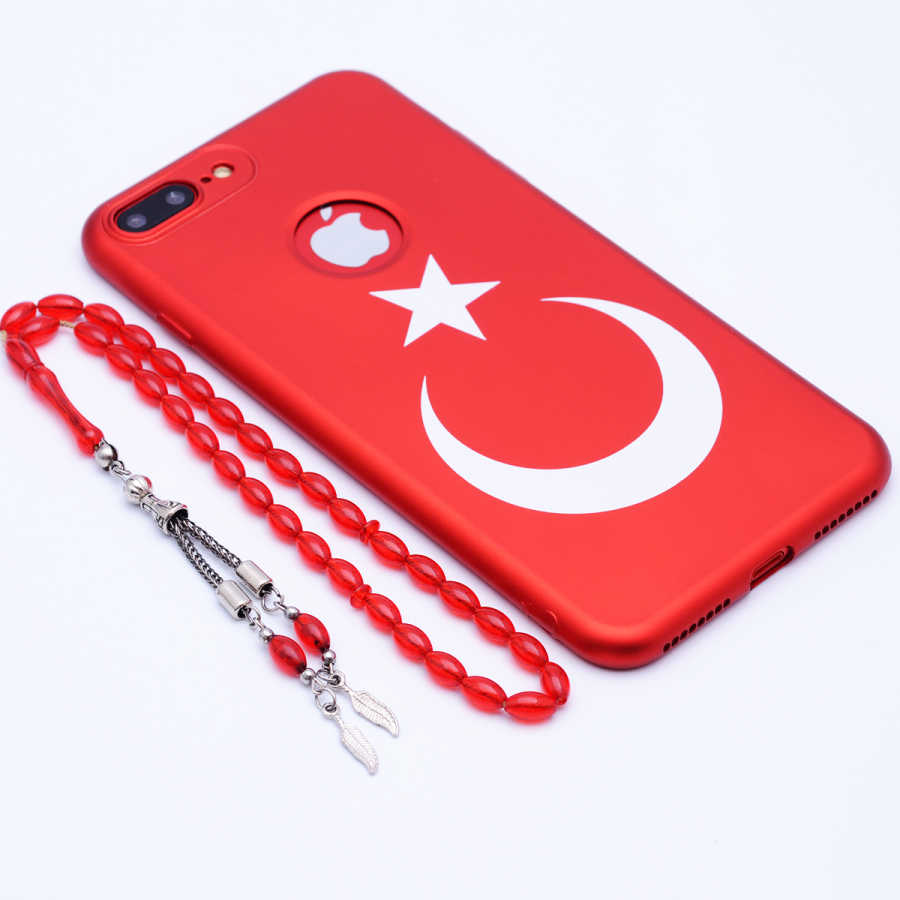 iPhone%20Uyumlu%207%20Plus%20Kılıf%20Zore%20Bayrak%20Silikon