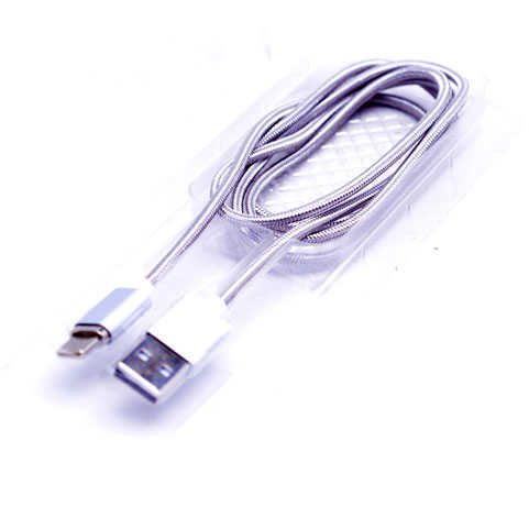 Zore%20Metal%20Manyetic%20Uçlu%20Lightning%20Usb%20Kablo-Gri