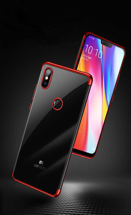 Xiaomi%20Uyumlu%20%20Mi%208%20SE%20Kılıf%20Zore%20Dört%20Köşeli%20Lazer%20Silikon%20Kapak