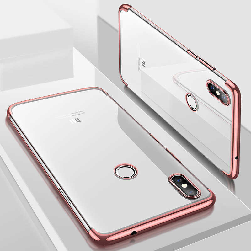 Xiaomi%20Uyumlu%20%20Mi%208%20SE%20Kılıf%20Zore%20Dört%20Köşeli%20Lazer%20Silikon%20Kapak-Rose%20gold