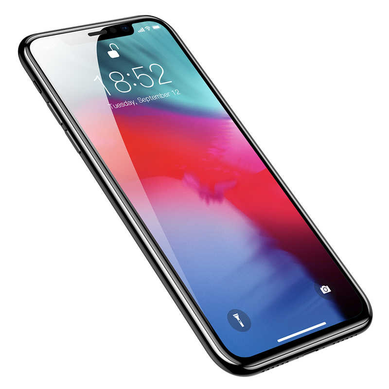 iPhone%20Uyumlu%20XS%20Max%206.5%20Zore%20Kenarları%20Kırılmaya%20Dayanıklı%20Cam%20Ekran%20Koruyucu