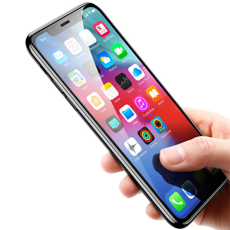 iPhone%20Uyumlu%20XS%20Max%206.5%20Zore%20Kenarları%20Kırılmaya%20Dayanıklı%20Cam%20Ekran%20Koruyucu