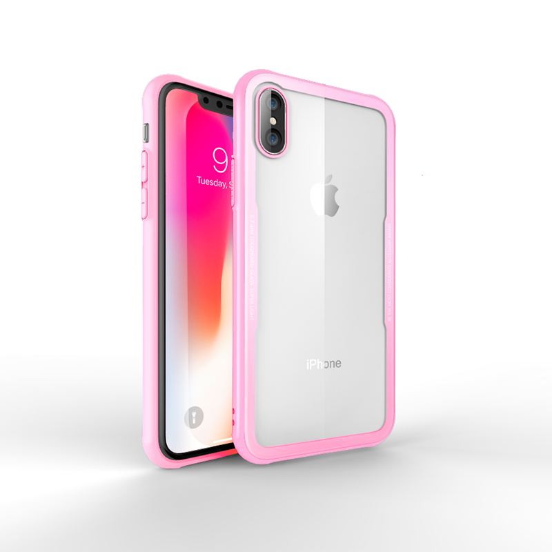 iPhone%20Uyumlu%20XS%20Max%206.5%20Kılıf%20Zore%20Craft%20Arka%20Kapak-Pembe