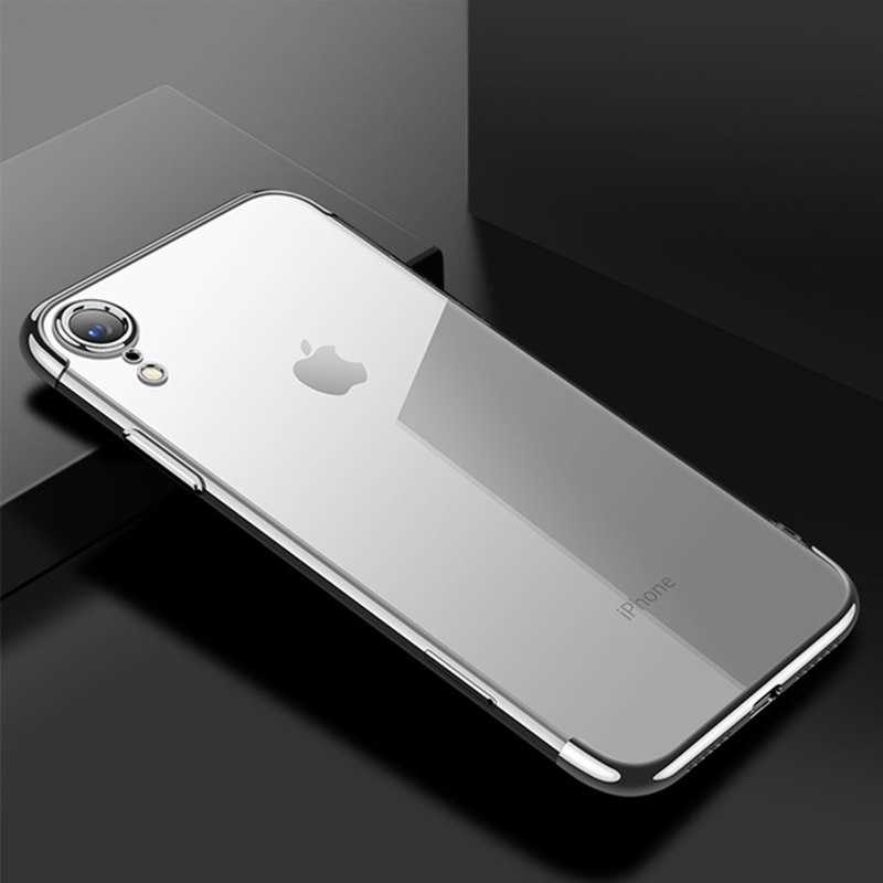 iPhone%20Uyumlu%20XR%206.1%20Kılıf%20Zore%20Dört%20Köşeli%20Lazer%20Silikon%20Kapak-Gri