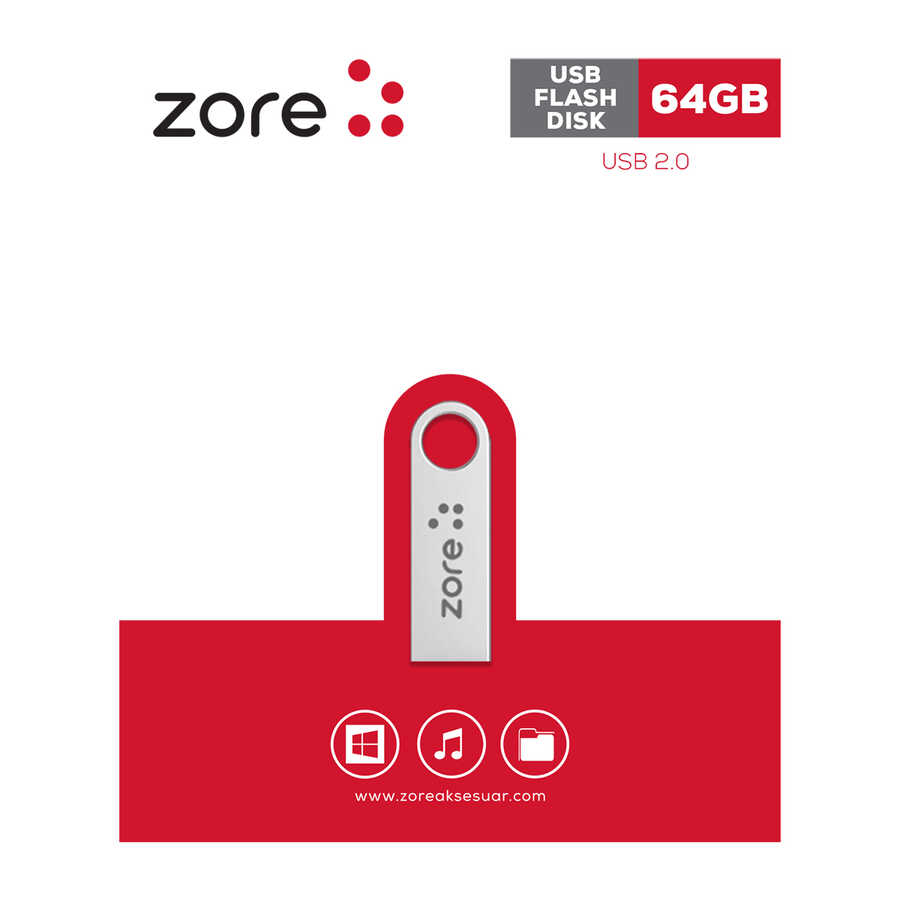 Zore%20Metal%20USB%20Flash%20Disk%2064GB