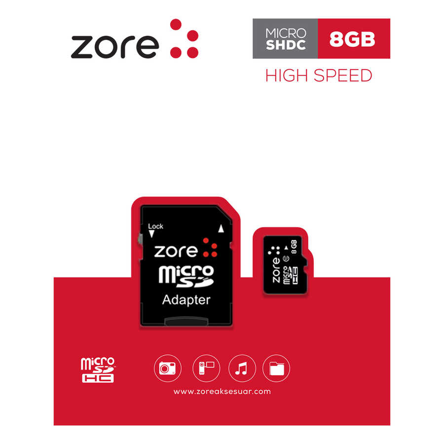 Zore%20Micro%20SD%20Hafıza%20Kartı%208GB