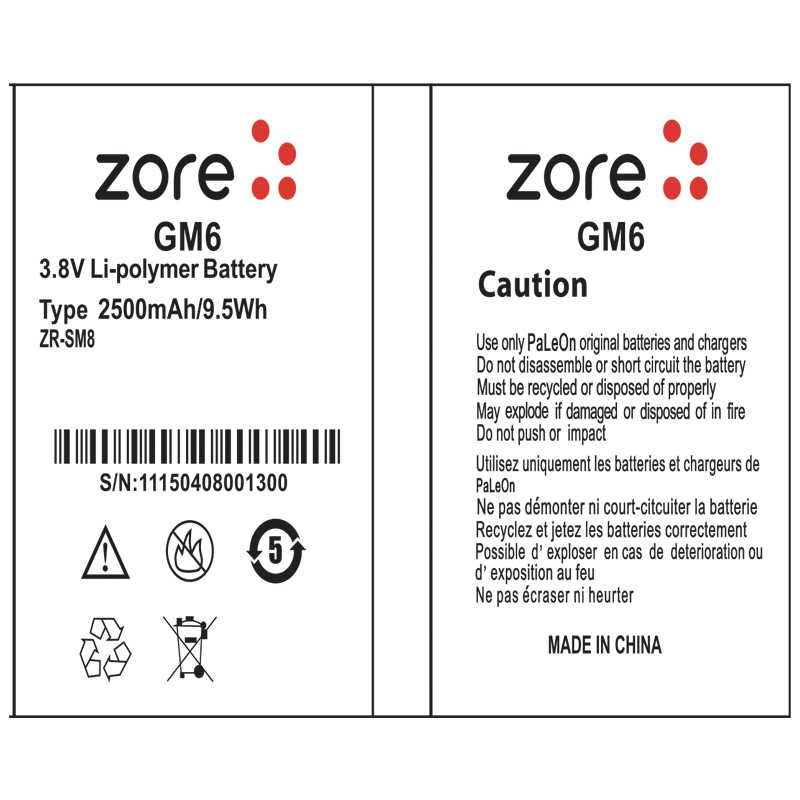 General%20Mobile%206%20Zore%20A%20Kalite%20Uyumlu%20Batarya