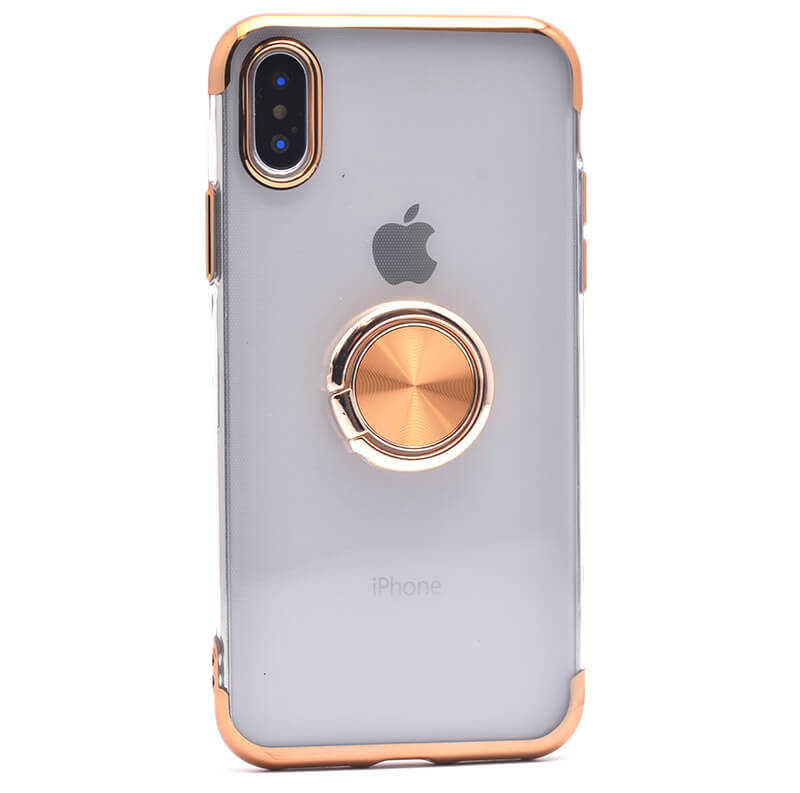 iPhone%20Uyumlu%20X%20Kılıf%20Zore%20Gess%20Silikon-Gold