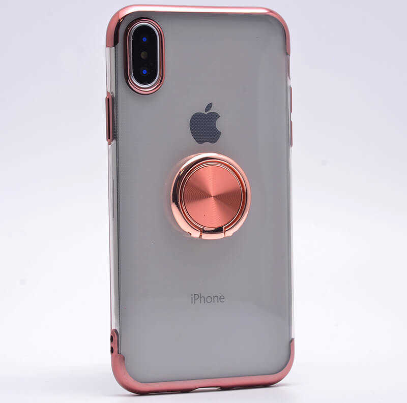 iPhone%20Uyumlu%20X%20Kılıf%20Zore%20Gess%20Silikon-Rose%20gold