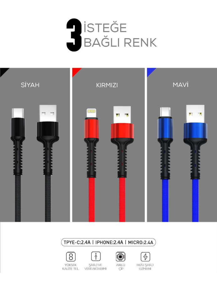 Zore%20LS63%20Micro%20Usb%20Kablo