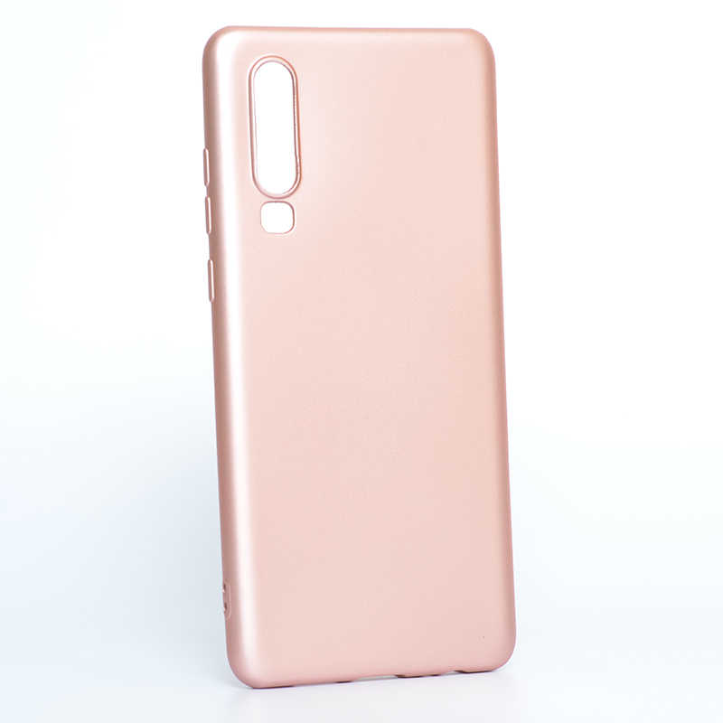 Huawei%20Uyumlu%20P30%20Kılıf%20Zore%20Premier%20Silikon%20Kapak-Rose%20gold