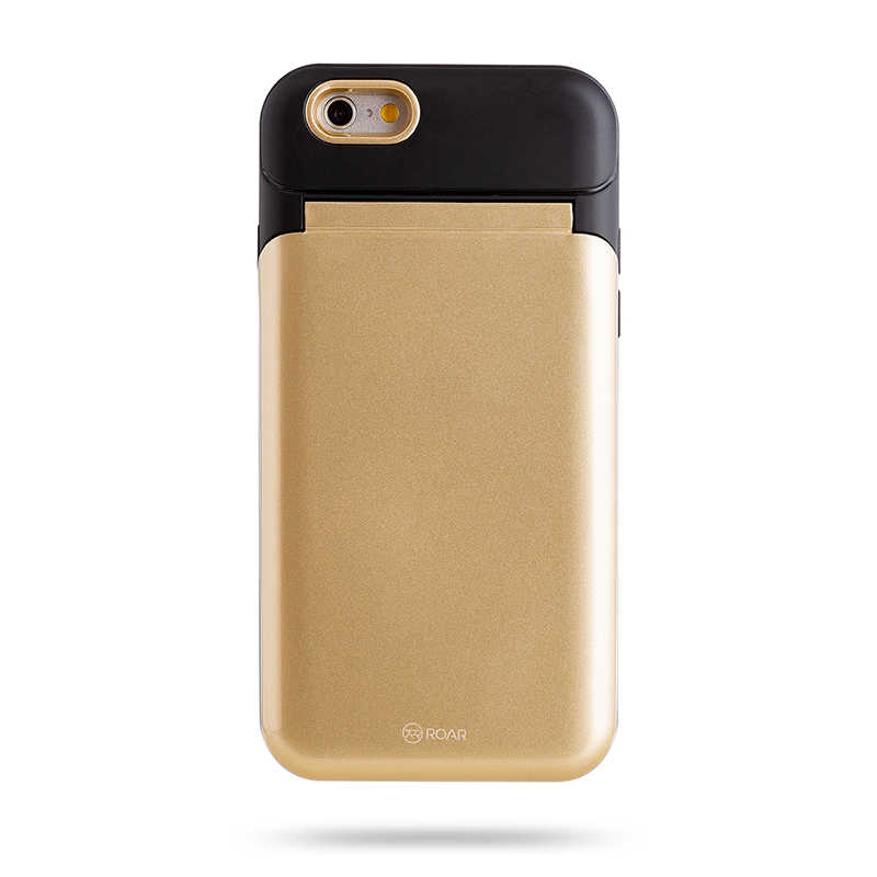 iPhone%20Uyumlu%206%20Kılıf%20Roar%20Mirror%20Bumper%20Kapak-Gold