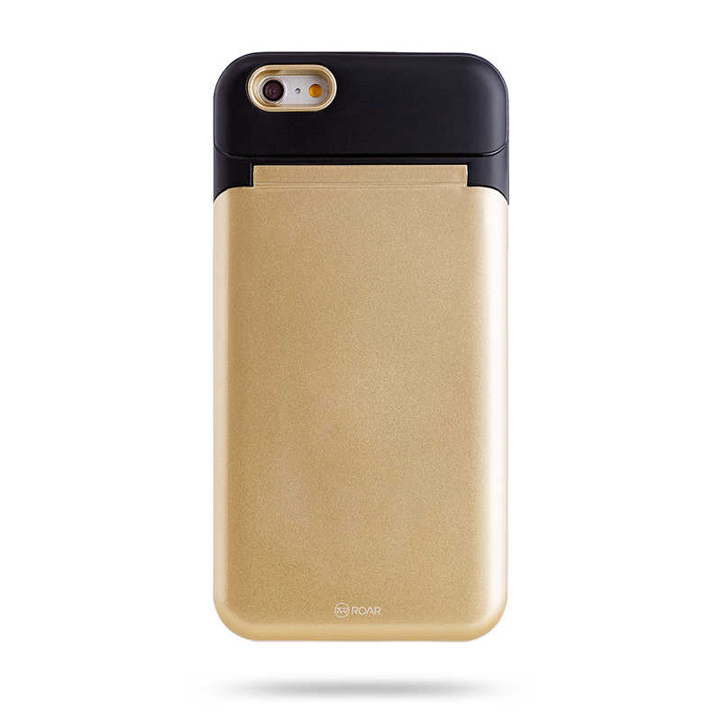 iPhone%20Uyumlu%206%20Plus%20Kılıf%20Roar%20Mirror%20Bumper%20Kapak-Gold