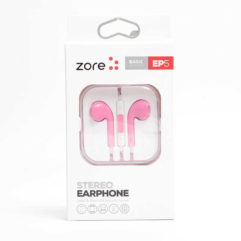 Zore%20EP5%20Basıc%20Serisi%203.5mm%20Kulaklık-Pembe