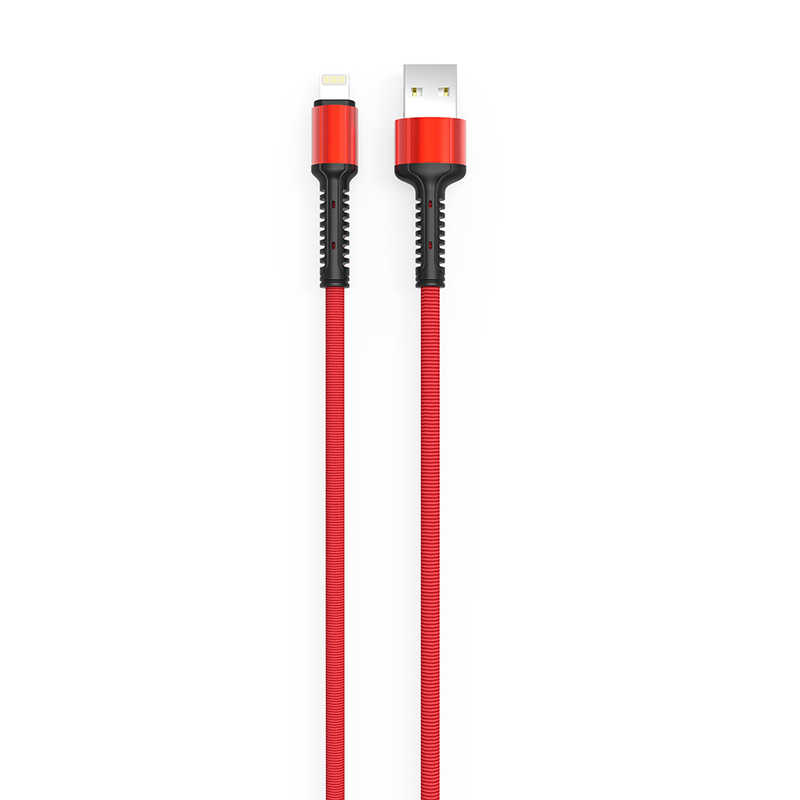 Zore%20LS64%20Lightning%20Usb%20Kablo-Kırmızı