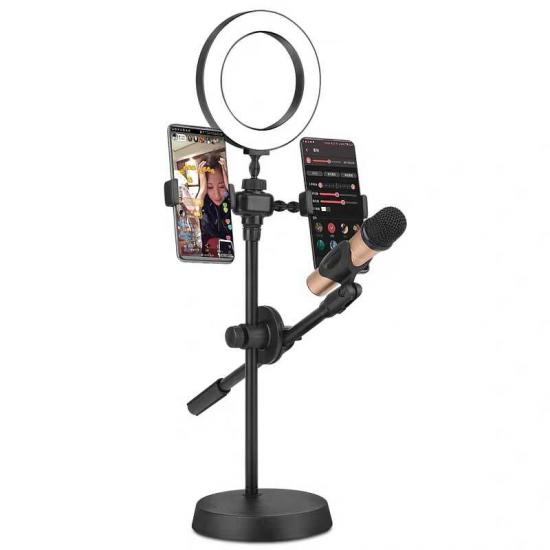 Zore Dual Big Light Işıklı Telefon Tutucu 16 cm Ring Light