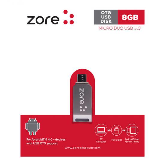 Zore 3.0 Micro Metal OTG 8 GB