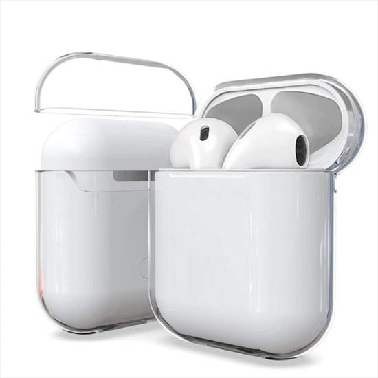 Airpods Uyumlu Kılıf Şeffaf Sert Kristal Zore Airbag 14 Kılıf