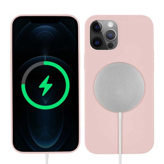 iPhone Uyumlu 12 Pro Kılıf Zore Silksafe Wireless Kapak