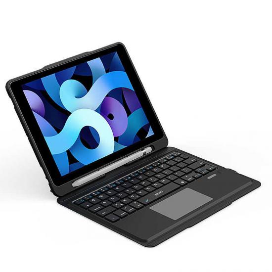 iPad Uyumlu Pro 11 2020 (2.Nesil) Wiwu Keyboard Folio Kablosuz Klavyeli Kılıf