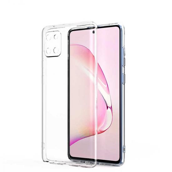 Galaxy Uyumlu A81 (Note 10 Lite) Kılıf Zore Kamera Korumalı Süper Silikon Kapak