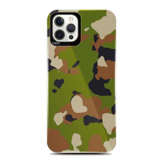 iPhone Uyumlu 12 Pro Max Kılıf Kajsa Camo Kapak