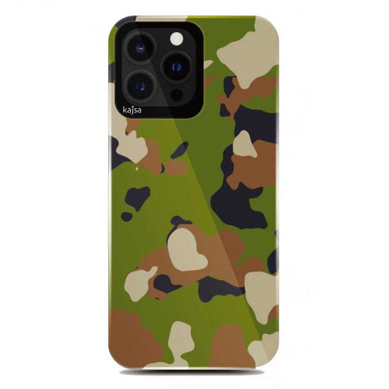 iPhone Uyumlu 13 Pro Max Kılıf Kajsa Camo Kapak