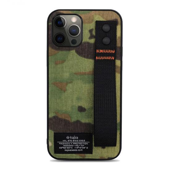 iPhone Uyumlu 12 Pro Max Kılıf Kajsa Cordura Serisi Military Kapak